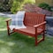 Highwood Usa 4ft Lehigh Garden Bench Outdoor Furniture for Patio, Backyard, Garden AD-BENW2-RED - alternate 3